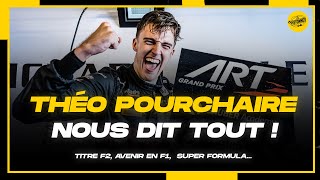 INTERVIEW THÉO POURCHAIRE  son titre F2 son avenir en F1 son départ au Japon etc [upl. by Ajnin210]