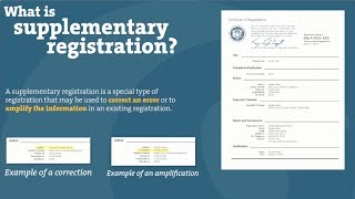 Supplementary Registration Tutorial [upl. by Hamford]