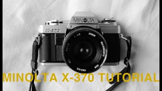 Minolta X370 Tutorial [upl. by Pruter]