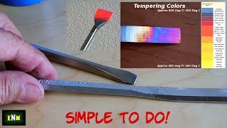 How To Heat Treat  Temper Hand Tools amp More [upl. by Annerol617]