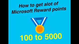 2021 How to get a lot of Microsoft Reward points [upl. by Malorie]