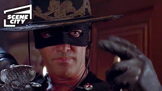 The Mask of Zorro Two Versus One Sword Fight Scene Antonio Banderas 4K HD Clip [upl. by Steward]