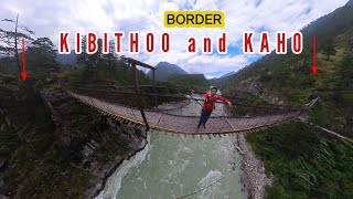 MESHAI HANGING BRIDGE  River Crossing Border of KAHO and KIBITHU [upl. by Quenby246]