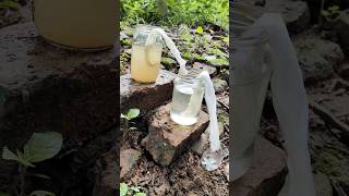 Making Amazing Dirty Water purification Filter 😱 Making Dirty Water Filter survival watercamping [upl. by Schramke]