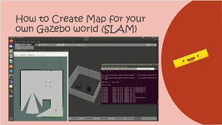 Record a Map of your own Gazebo World SLAM [upl. by Vergil503]