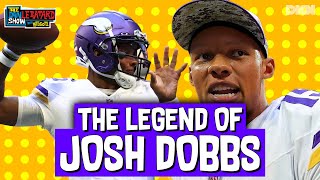 Josh Dobbs INCREDIBLE Vikings Debut Without Knowing Teammates Names  Dan Le Batard Show w Stugotz [upl. by Freud]