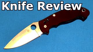 Spyderco Manix 2 XL G10 C95G2  Knife Review [upl. by Lolande166]