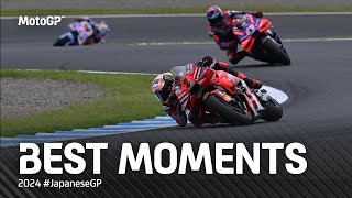 Best MotoGP™ Moments 🤩  2024 JapaneseGP [upl. by Ainitsirk]