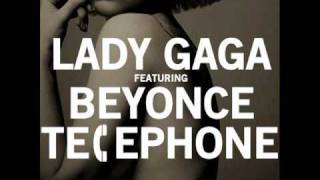 Lady GaGa featuring Beyonce  Telephone The Fame Monster Super HQ  LYRICS [upl. by Ecnerol]