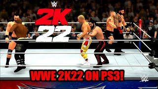 WWE 2K22 PS3 Gameplay [upl. by Tenom296]