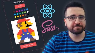 How to build a Pixel Art Drawing App in React  React Tutorial [upl. by Keyser]