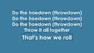 Miley Cyrus  Hoedown Throwdown Lyrics [upl. by Riancho]