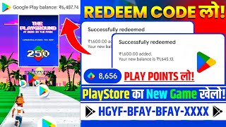 Free Redeem Code  How To Earn Free Google Play Points Redeem Code  Zedd in The Park Play Point [upl. by Yeliab982]