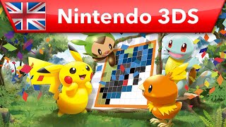 Pokémon Picross  Launch Trailer Nintendo 3DS [upl. by Ateuqal]