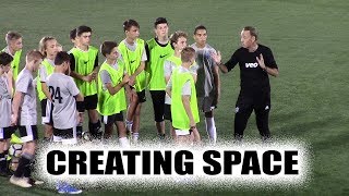 SoccerCoachTV  Creating Space [upl. by Hotze]