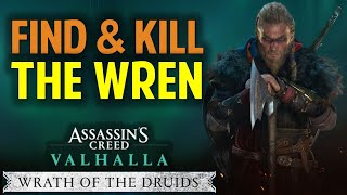 How to Find amp Kill the Wren  Potion of Blood Wrens Clues Location  AC Valhalla Wrath of Druids [upl. by Ennovart]