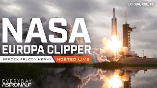 Watch SpaceX Launch NASAs Europa Clipper to Jupiter  Europa [upl. by Jadwiga]