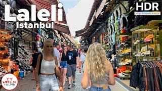 Laleli Shopping Street Walking Tour Istanbul  Suitcase Trade  4K HDR [upl. by Samoht]