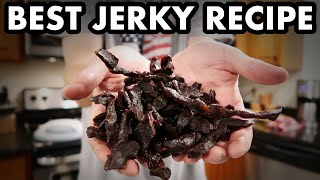 THE BEST DEER JERKY RECIPE  DIY [upl. by Retxed]