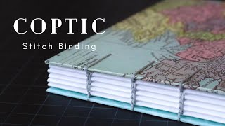 How I Coptic Binding  DIY Bookbinding  Easy Step by Step [upl. by Asiluj541]