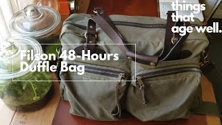 Filson 48Hour Duffle Bag  Perfect 23 days travel bag [upl. by Wendye]