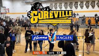 Goreville Blackcats vs Vienna Eagles [upl. by Nylaret812]