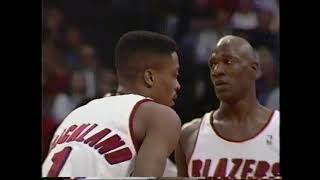 1993 NBA Playoffs First Round 4 Blazers vs 5 Spurs Game 1 Full Game [upl. by Ayouqat]