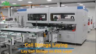 Amerisolar Automatic Production Line Video [upl. by Eemiaj]