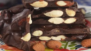 Chocolate Bark Recipe Demonstration  Joyofbakingcom [upl. by Edmond381]