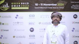 Interview with Abdul Aziz AlMaqbali From Middle East Calcined Clay LLC MECC [upl. by Asum]