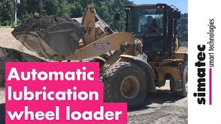 Automatic lubrication of wheel loader [upl. by Yntruoc879]