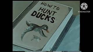 Looney Tunes Porkys Duck Hunt 1937 Redrawn Titles [upl. by Perri]