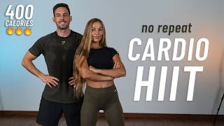 20 MIN CARDIO HIIT Workout  Full Body No Equipment No Repeats [upl. by Hagood]