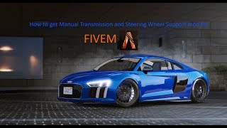 How to install the Manual Transmission mod for FiveM [upl. by Llib]