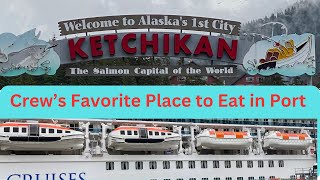 Cruise Ship Crews Favorite Secret Place to Eat in Port of Ketchikan Alaska [upl. by Olmsted]