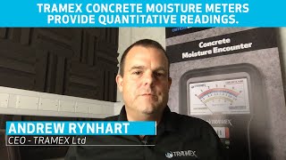 Concrete Moisture Meters  Quantitative Readings  TRAMEX TALKS Clips  Tramex [upl. by Ojeibbob]