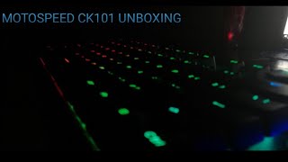 MOTOSPEED CK101 UNBOXING greek [upl. by Orhtej]