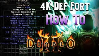 Diablo 2  HOW To E BUG Ethereal Armor [upl. by Mailliwnhoj]