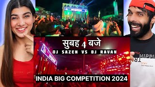 Dj Sarzen Vs Dj Ravan  DJ Sarzen Biggest Performance In Haridwar Kawad Yatra 2024  Reaction😲🔥 [upl. by Aryamoy]