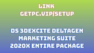 🔸DS 3DEXCITE DELTAGEN Marketing Suite 2020x⚾ HOW TO INSTALL 💻PCLAPTOP TUTORIAL 2024 no [upl. by Rapsac]