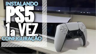 COMO INSTALAR E CONFIGURAR O PS5 [upl. by Aidua]