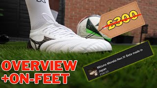 THE MOST EXPENSIVE BOOTS FOR HALF PRICE  Mizuno Morelia Neo Beta IV MIJ Overview [upl. by Aneelas]