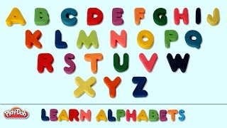 Play Doh Abc  ABC Phonics Song  Nursery Rhymes  Play Doh Alphabets [upl. by Aleahcim]