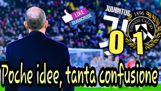 Juve vs Udinese 01 Poche idee e tanta confusione 🤬 [upl. by Tuorah]