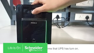 How to Switch on the APC Easy UPS BVX2200LIIN  Schneider Electric Support [upl. by Mandler]