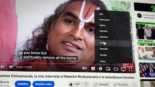 Tutorial Sottotitoli nelle mie interviste in inglese come Paramahamsa Vishwananda Ecco come fare [upl. by Nylynnej230]