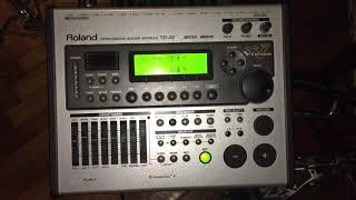 Roland TD20 module display malfunction [upl. by Wera646]