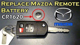 Replace Mazda Remote Battery [upl. by Acinorrev788]