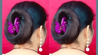 Wow Only Clutcher Juda Bun Hairstyle बनाएं आसान और नया तरीके से [upl. by Huppert320]