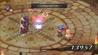 Disgaea 5 Laharl DLC All Skills [upl. by Inalak]